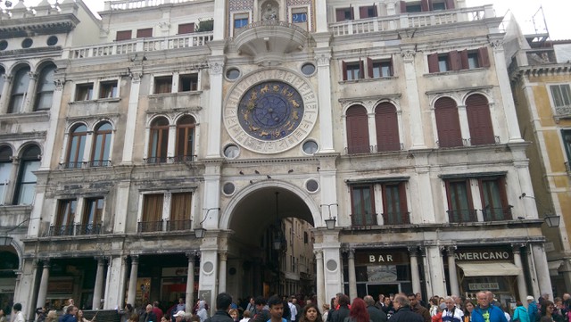 Image for Astronomical clock in San Marco Square, Venice, Italy