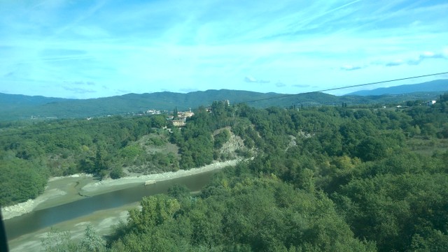 Image for View from train in Tuscany, Italy