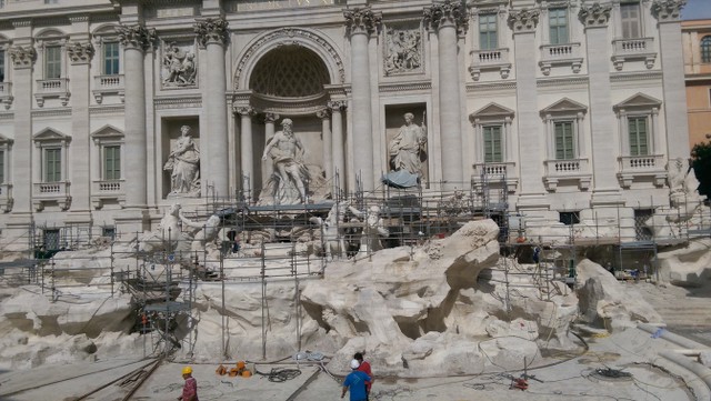 Image for Fontana di Trevi (sadly under repairs), in Roma, Italy