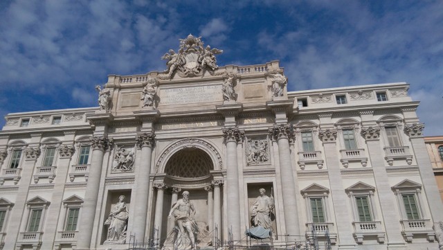 Image for Fontana di Trevi (sadly under repairs), in Roma, Italy