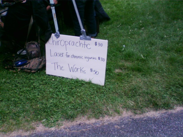 Image for Chiropractor services at Porcfest