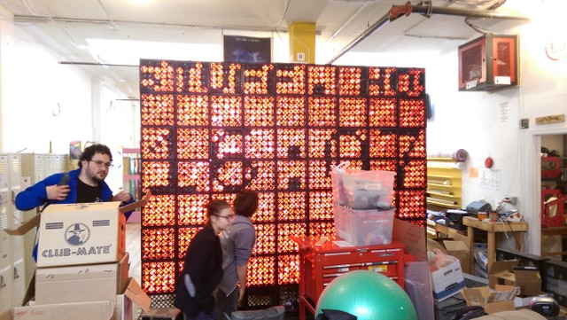 Image for LED wall at Noisebridge